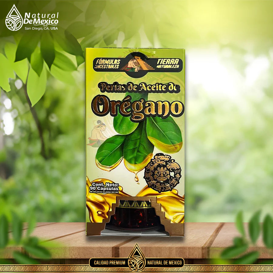 TNC-4 Perlas de Aceite de Oregano Mediterraneo Cont. 90 Grageas