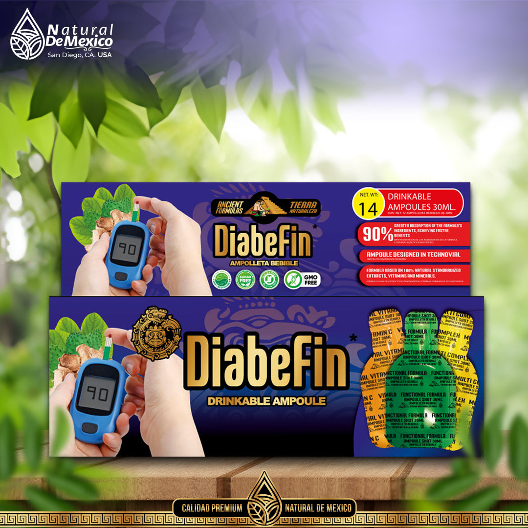 Diabefin – Ampolleta Bebible 14 Ampolletas de 30 ml Tratamiento para 2 Semanas.