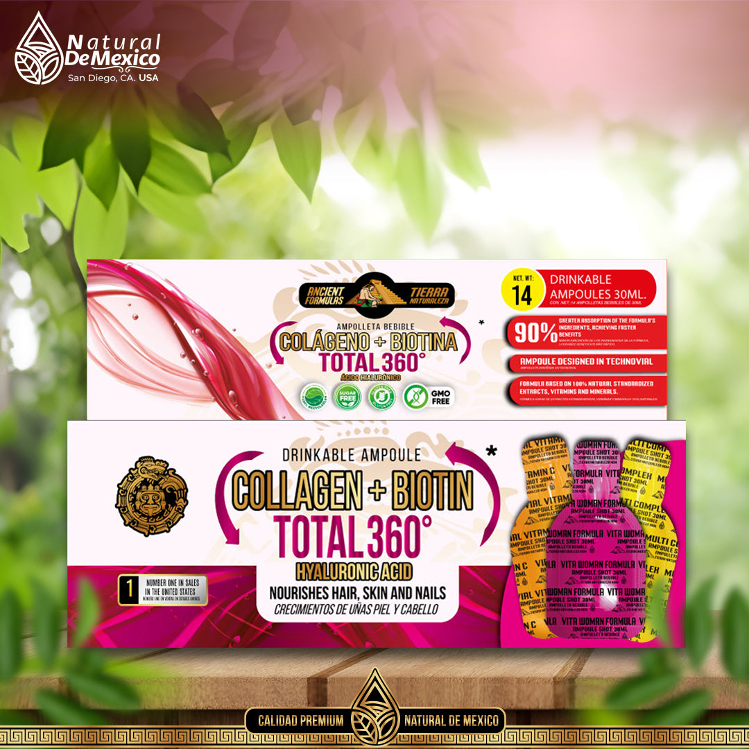 Colágeno Total 360 – Ampolleta Bebible 14 Ampolletas de 30 ml