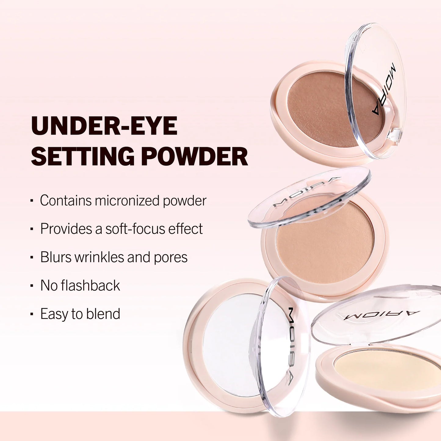 USP100 Under-Eye Setting Powder (100, Translucent) 3pc Bundle