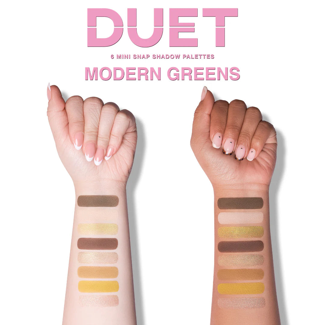 DUET-PAL2 Beauty Creations Modern Greens 8 Colors Eyeshadow Palette