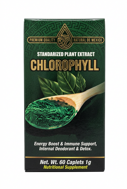 Suplemento Alimenticio Clorofila / Chlorophyll linea Premium 60 Capletas