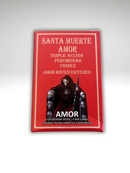 Jabon Mistico Esoterico " Santa Muerte Amor" 3.30oz
