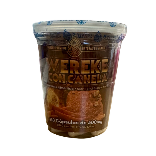 Calidad Premium Wereke con Canela Cont. 150 Capsulas
