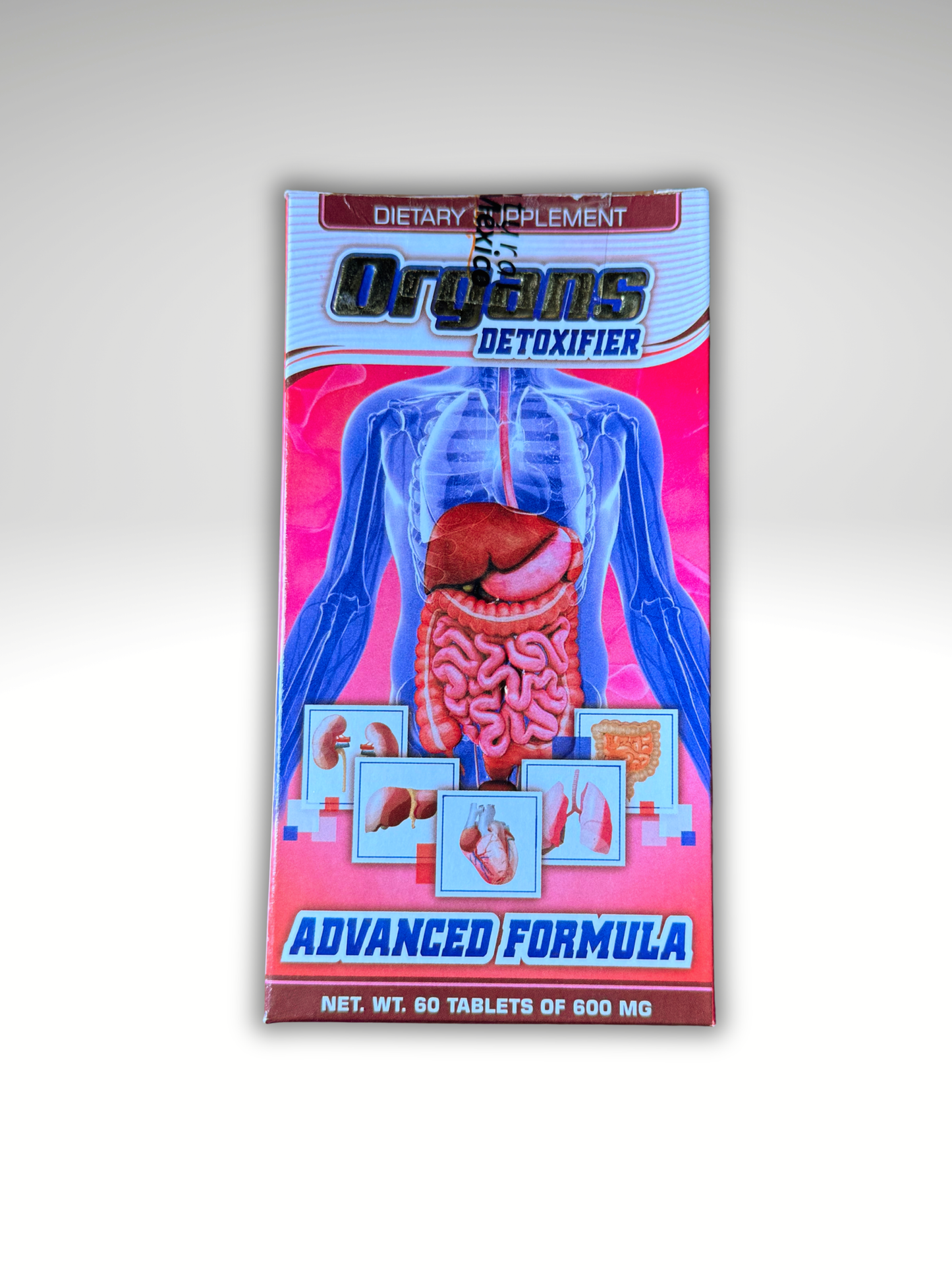 Natural De Mexico - Desintoxicador De Organos Cont. 60 Tabletas De 600Mg