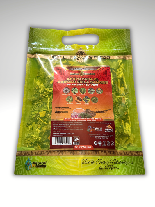 Natural De Mexico Apoyo Para El Azucar En La Sangre 4Oz