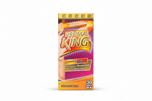 Natural De Mexico Reuma King  30 Capsulas 500Mg