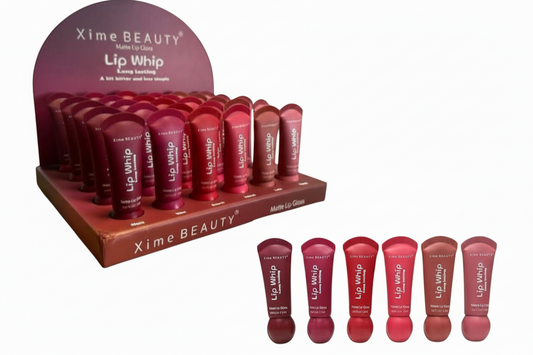 XB-816 Xime Beauty Lip Whip Matte Lip Gloss Display
