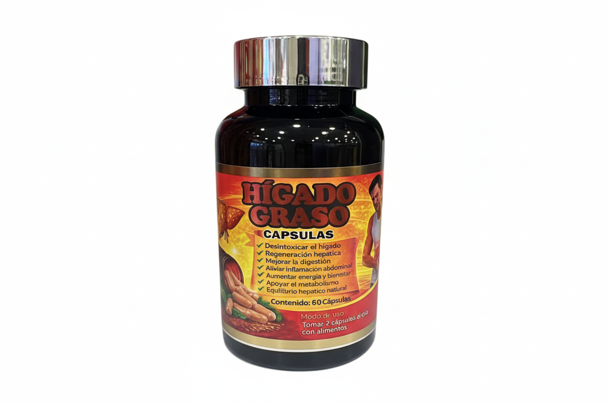 Suplemento Alimenticio Higado Graso 6O capsulas