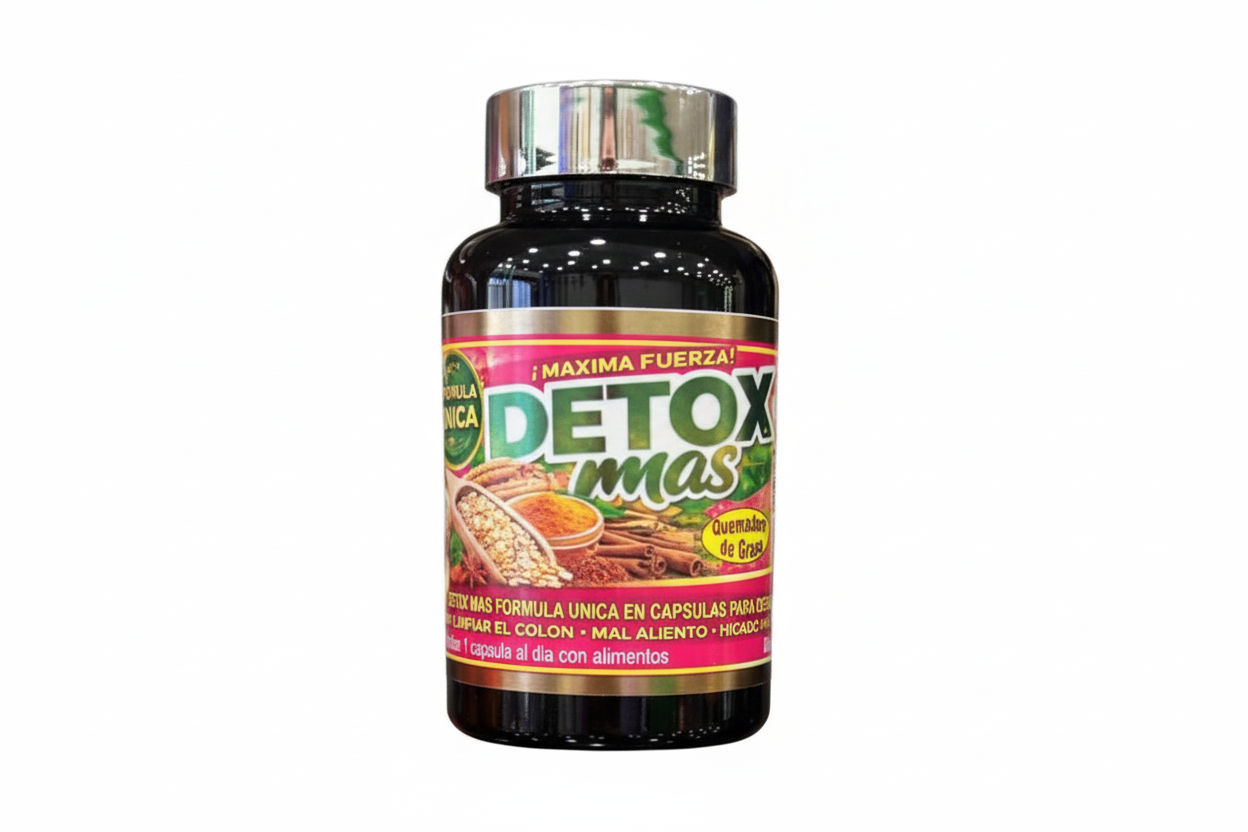 Suplemento Alimenticio Detox Mas Quemadora De Grasa Capsulas