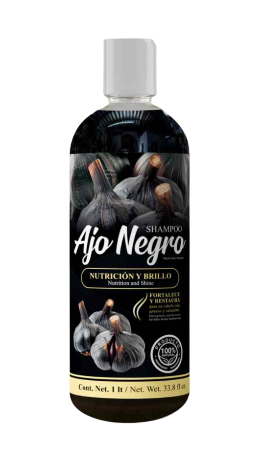Natural De Mexico Shampoo Ajo Negro 1LT