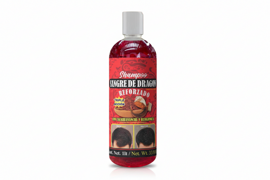 Natural De Mexico Shampoo Sangre De Dragon Cacahuananche Y Bergamota 1LT