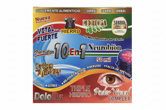 Ampolletas  Suplemento Alimenticio  1O En 1 - 50ML