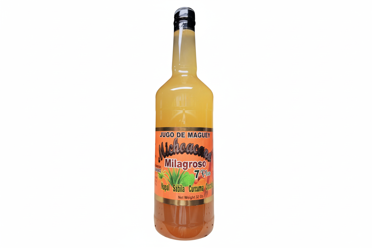Jugo De Maguey Michoacano Milagroso 7 Plus 1LT