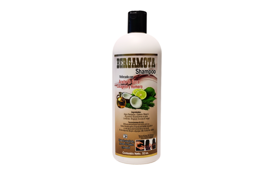 Shampoo Bergamota  Con Coco 32oz