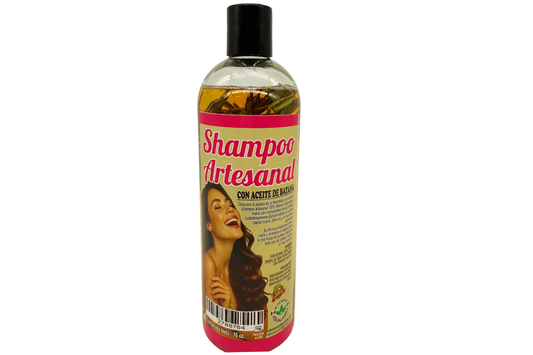 Shampoo Artesanal - Con Aceite De Batana, Canela , Romero , Gengibre Y Ajo. 16Oz
