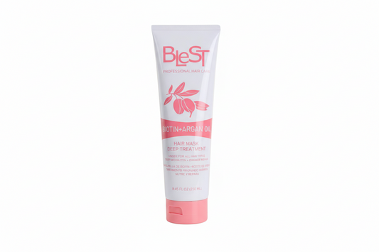 HM-09 Blest Biotin + Argan Hair Mask Deep Treatments 8.45OZ