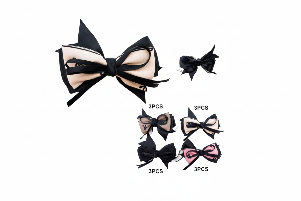 KBH-11469 Coquette Bicolor Coquette Mini-Bows
