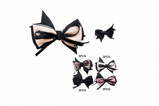 KBH-11469 Coquette Bicolor Coquette Mini-Bows