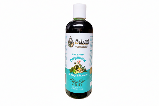 Natural De Mexico Shampoo Bergamota Moringa Y Romero 500ML