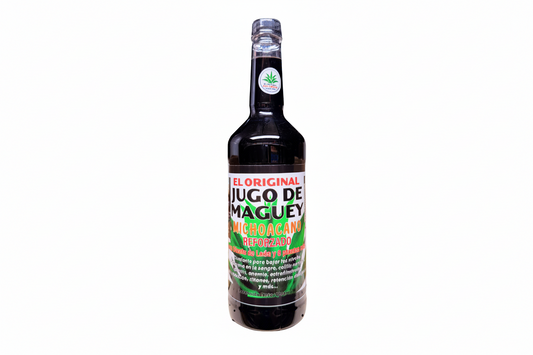 El Original Jugo De Maguey Michoacano Reforzado Con Diente De Leon Y 8 Plantas 1LT