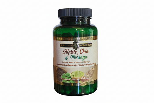 AJ-2 Alpiste Chia y Moringa Cont. 150 Cápsulas
