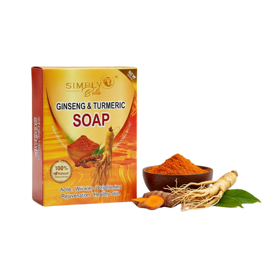 SIM063 Simply Bella Ginseng & Turmeric Soap 100% Natural