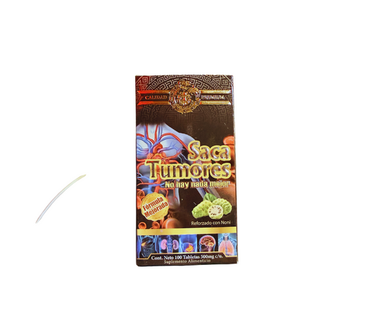 Natural De Mexico Calidad Premium "Saca Tumores Reforzado Con Noni" 100 Tabletas