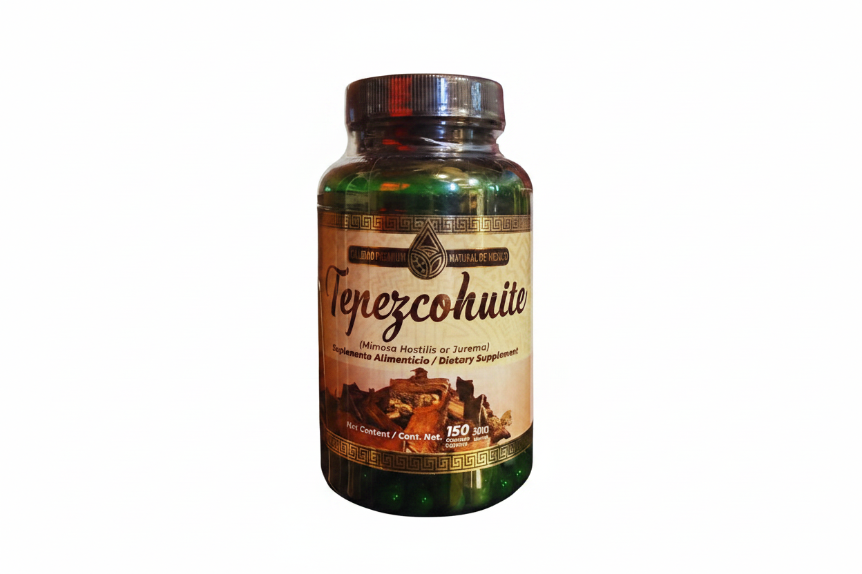 Natural De Mexico Calidad Premium " Tepezcohuite" 150 Tabletas