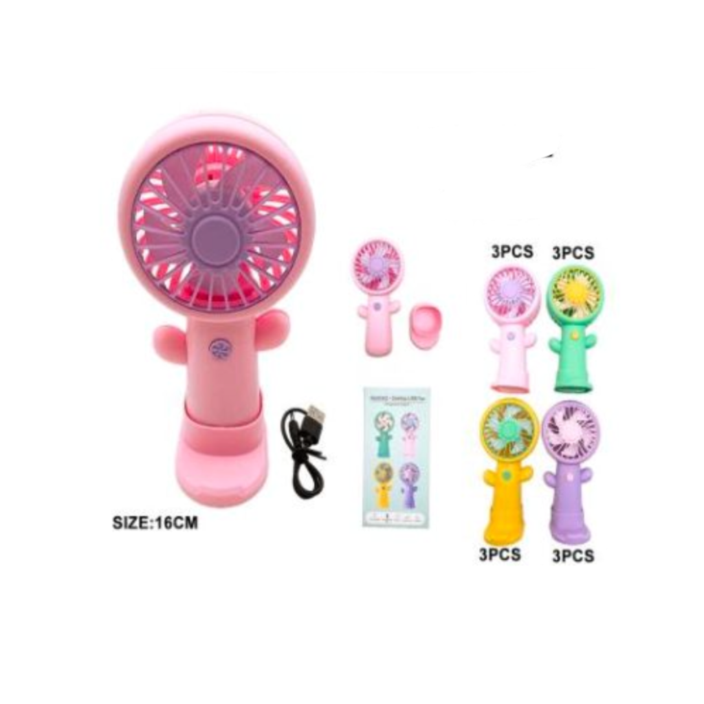 KCT-1222 Cactus-Shaped Mini Fan (12 Units)