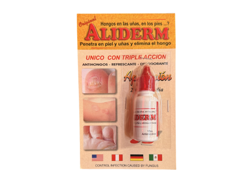 Aliderm Penetra En Piel Y Uñas Y Elimina El Hongo Triple Accion