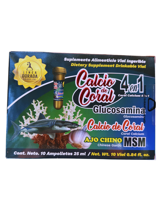 Suplemento Alimenticio Vial Ingerible "CALCIO DE CORAL" 25ML