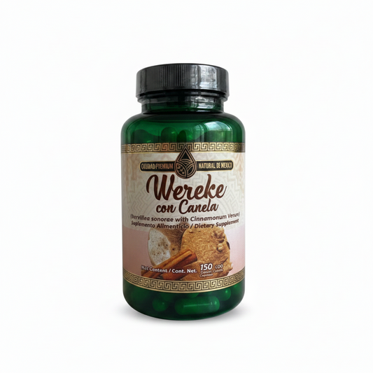 Natural De Mexico Calidad Premium " Wereke Con Canela " 150 Tabletas