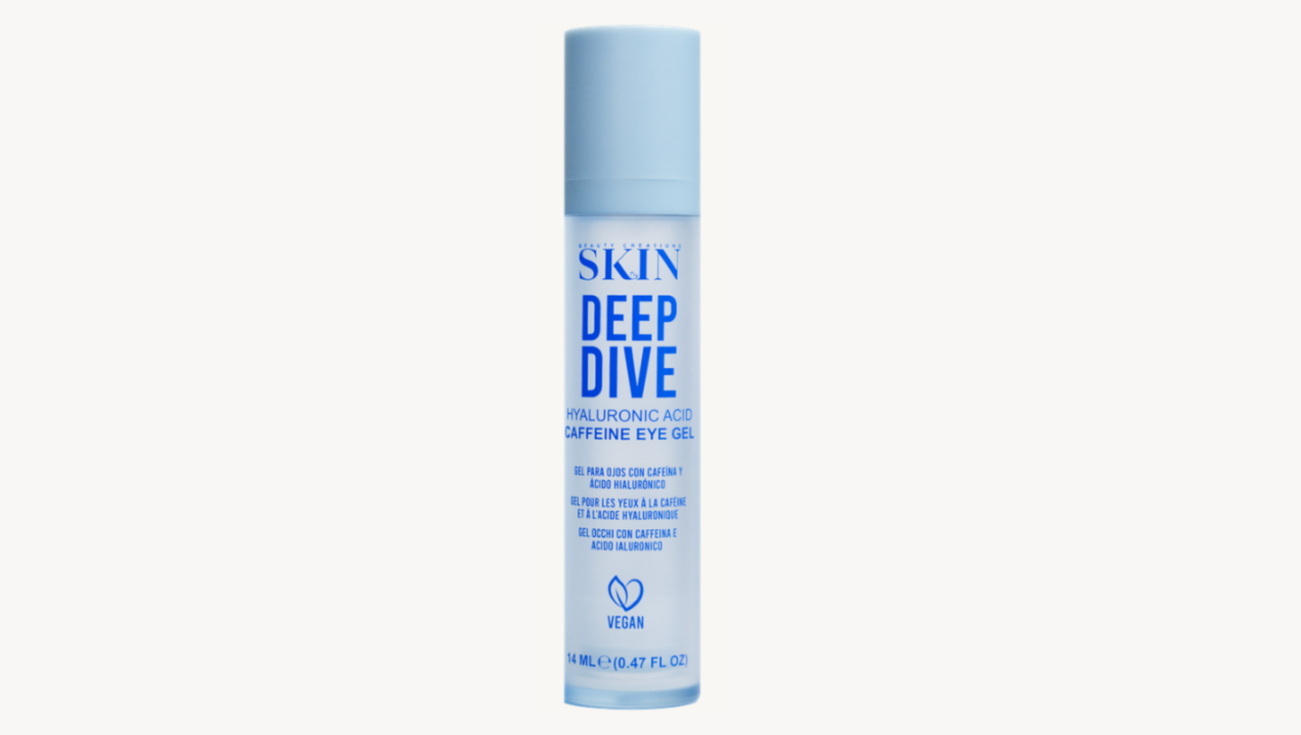 SK-DDEG Beauty Creations Deep Dive Hyaluronic Acid Caffeine Eye Gel 14ML (1PCS)