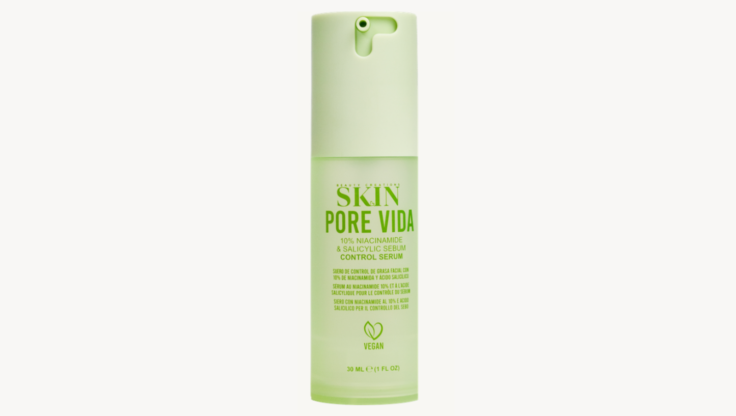 SK-PVCS Beauty Creations Pore Vida 10% Niacinamide & 1.9% Sylicylic Acid Oil Control Serum 30ML (1PCS)