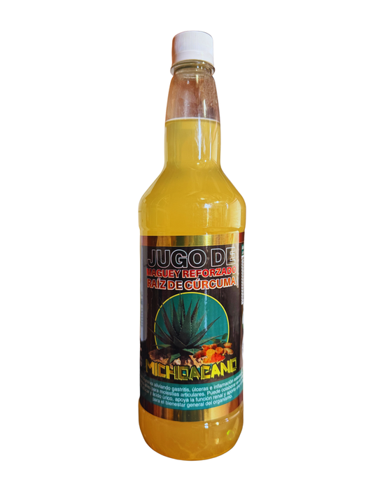 Jugo De Maguey Reforzado Raiz De Curcuma Michoacano 1000ML