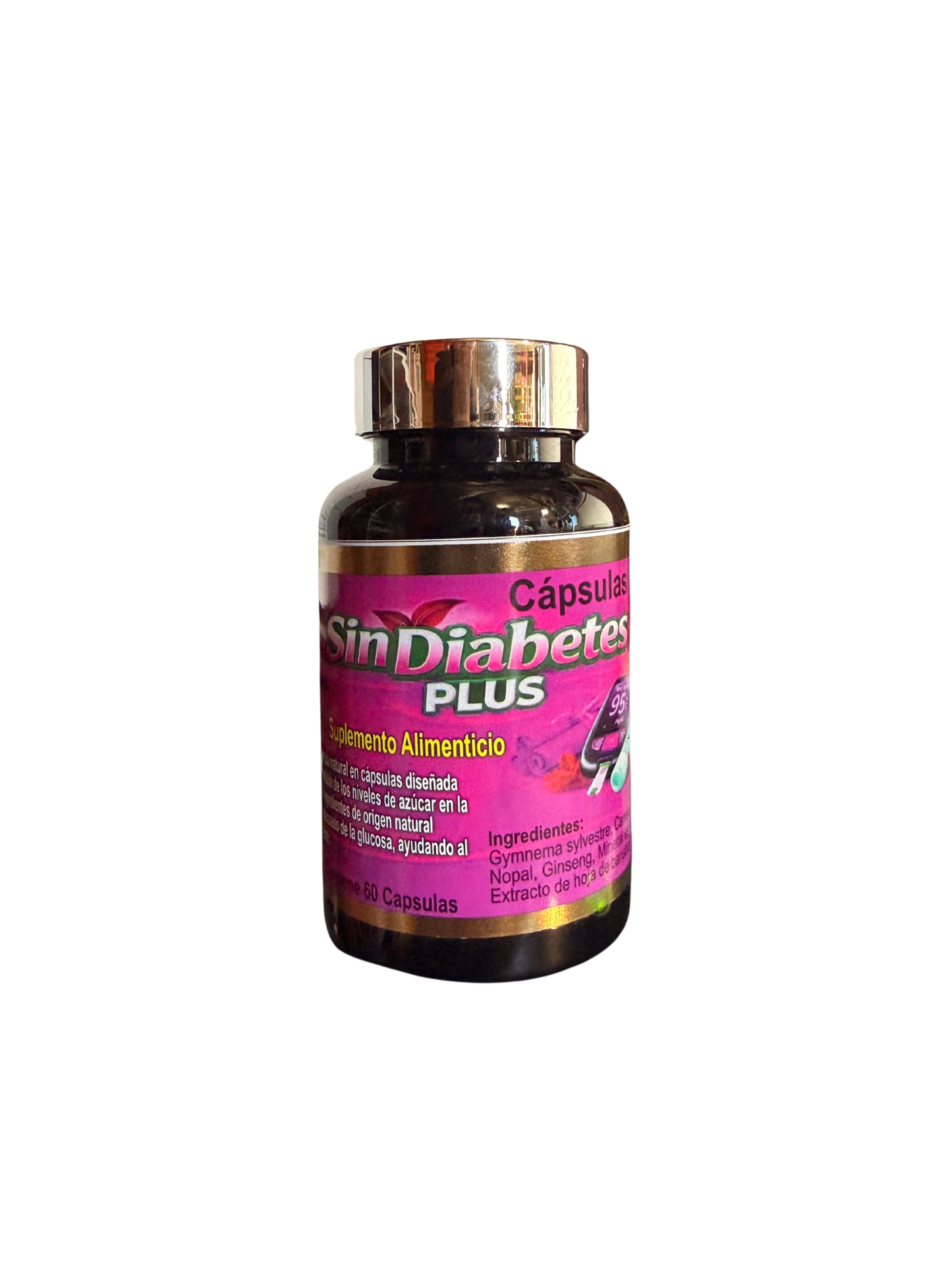 Suplemento Alimenticio " Sin Diabetes Plus" (6O Capletas)