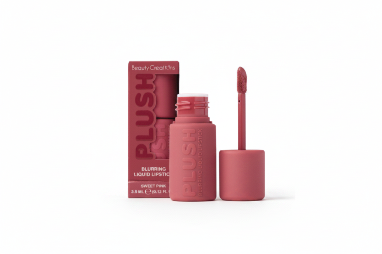 PLBLP5 PRE-SALE Beauty Creations Plush Blurring Liquid Lipstick (Sweet Pink) 6PCS SET