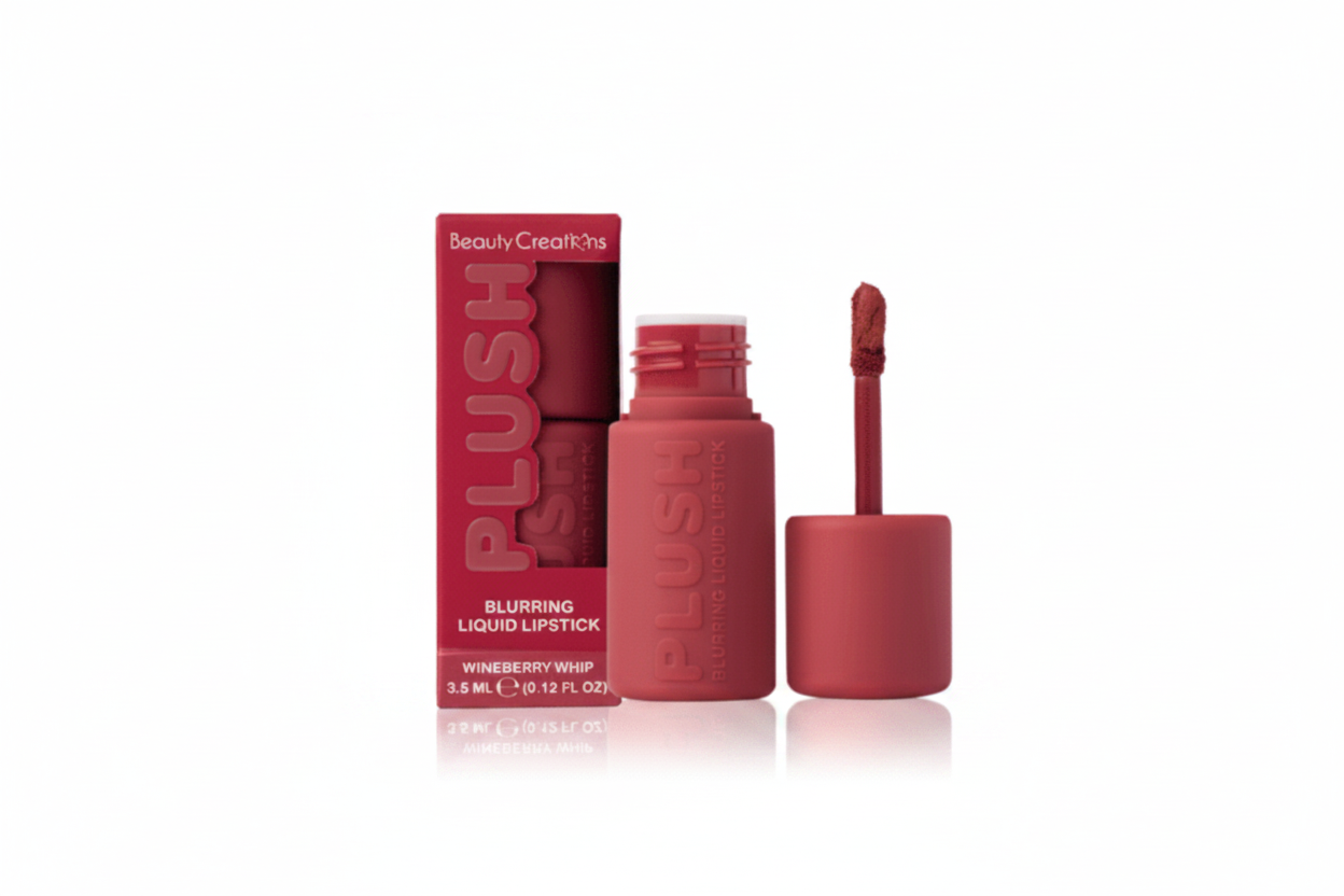 PLBLP9 PRE-SALE Beauty Creations Plush Blurring Liquid Lipstick (Wineberry Whip) 6PCS SET