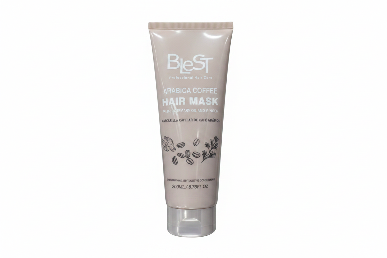 BH-735 Blest New Coffee Hair Mask With Rosemary Oil And Ginger Tube 200ML