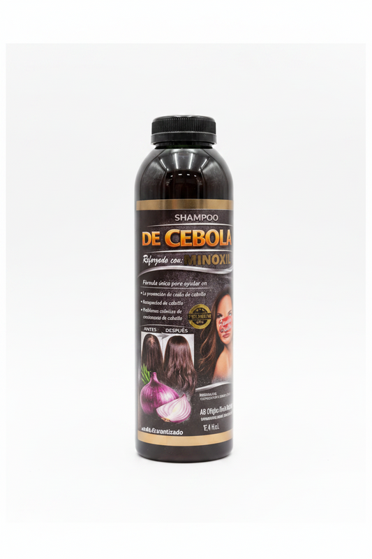Shampoo De Cebolla Morada Reforzado Con Minoxidil 16oz