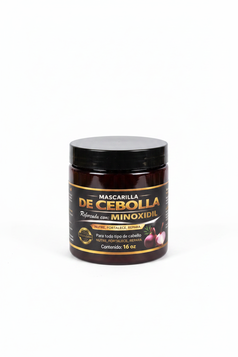 Mascarilla De Cebolla Morada Reforzada Con Minoxidil 160z