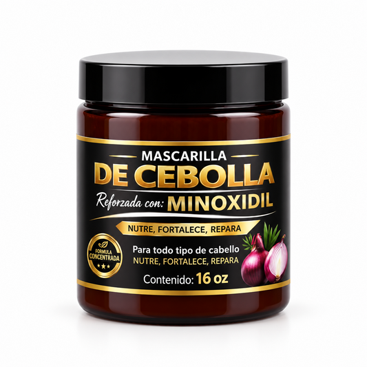 Mascarilla De Cebolla Morada Reforzada Con Minoxidil 160z