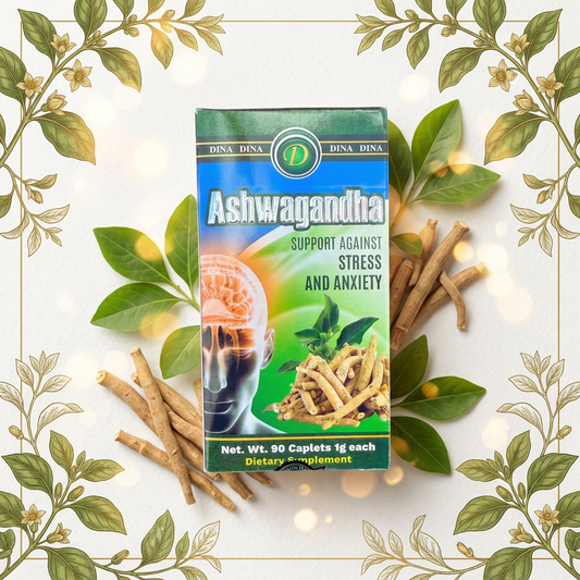 Suplemento Alimenticio Ashwagandha Auxiliar Para El Estres Y La Ansiedad 90 Capletas