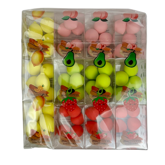 KSP-9646 Fruity Sponge Mini Beauty Blenders 12pc Set