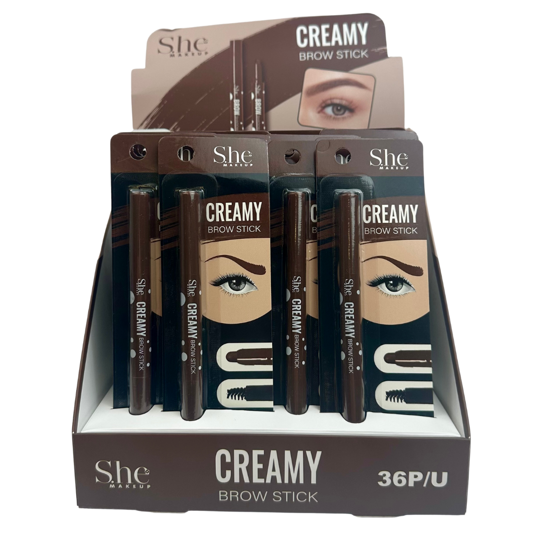 EB14DB S.he Makeup Creamy Brow Stick Display