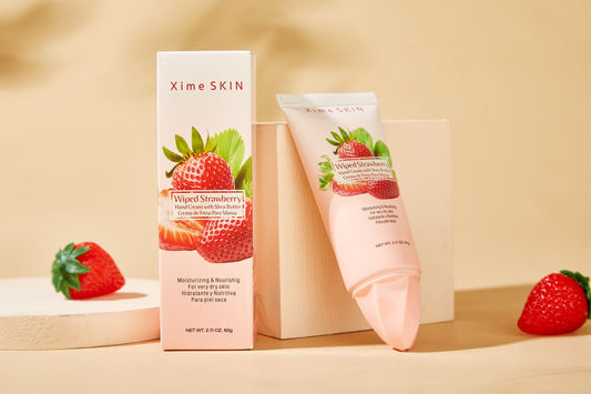 XS22-011 Xime Skin Wiped Strawberry Hand Cream With Shea Butter