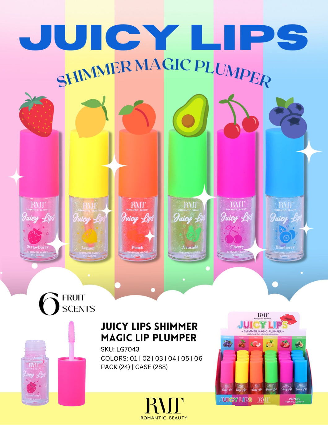 LG7043 JUICY LIPS Shimmer Magic Lip Plumper
