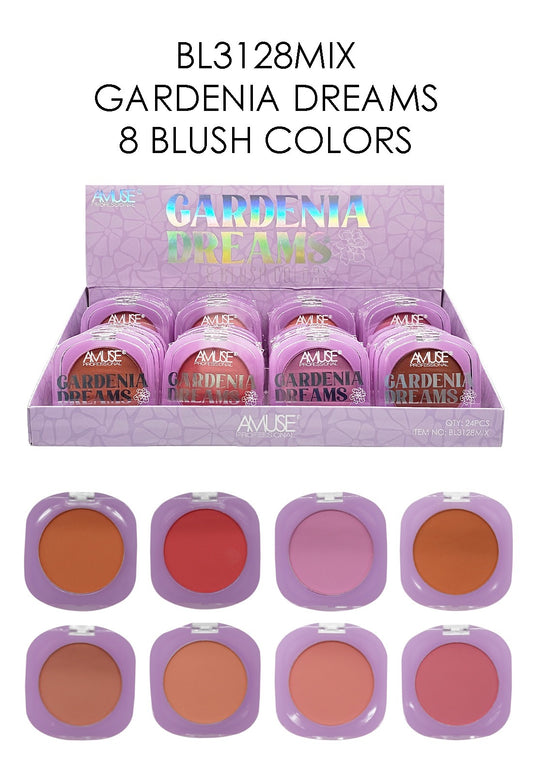 BL3128MIX Amuse Gardenia Dreams 8 Blush Colors Display