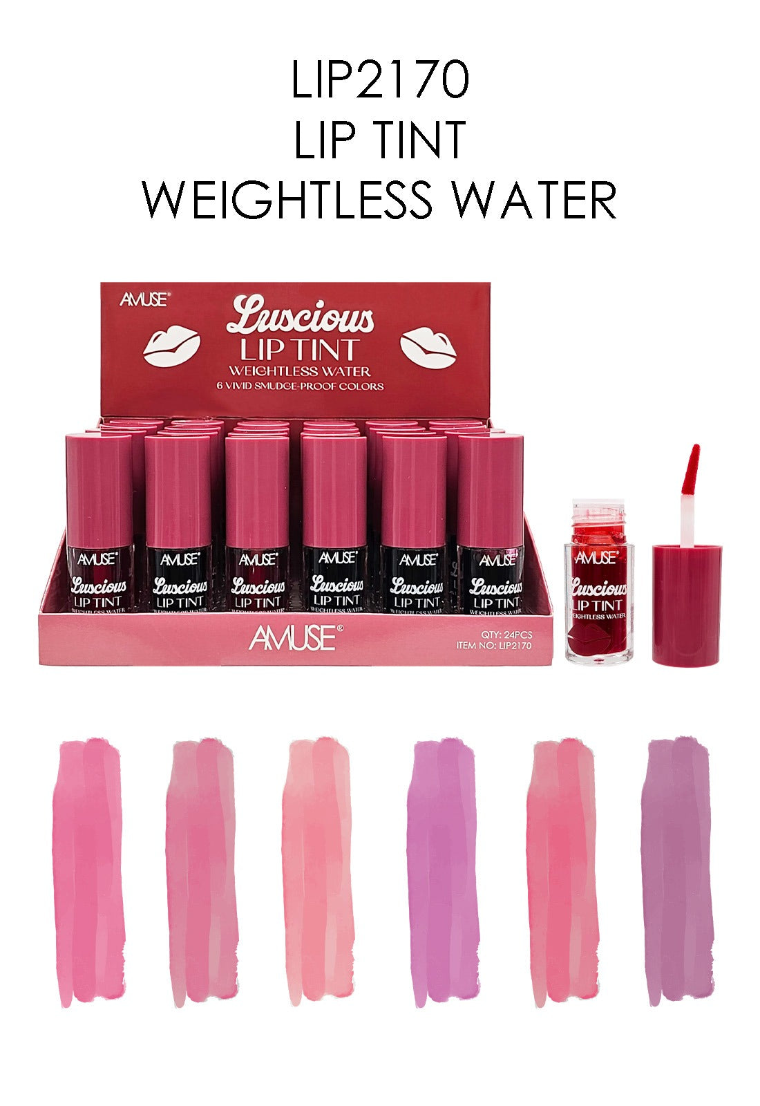 LIP2170 Amuse Luscious Lip Tint Display